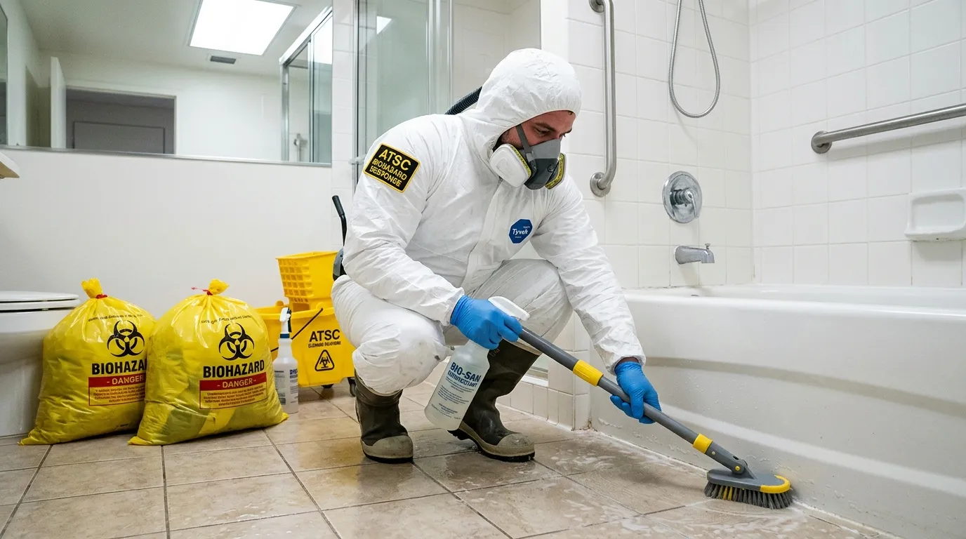 Decontamination equipment deployed for Blood Cleanup in Longboat Key